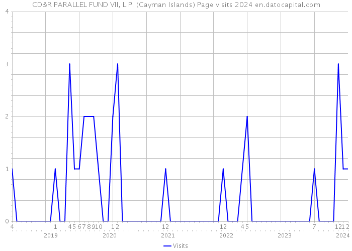 CD&R PARALLEL FUND VII, L.P. (Cayman Islands) Page visits 2024 