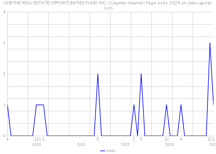 CHEYNE REAL ESTATE OPPORTUNITIES FUND INC. (Cayman Islands) Page visits 2024 