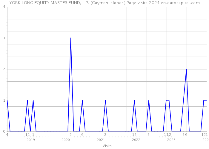 YORK LONG EQUITY MASTER FUND, L.P. (Cayman Islands) Page visits 2024 