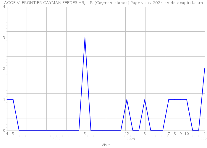 ACOF VI FRONTIER CAYMAN FEEDER A9, L.P. (Cayman Islands) Page visits 2024 