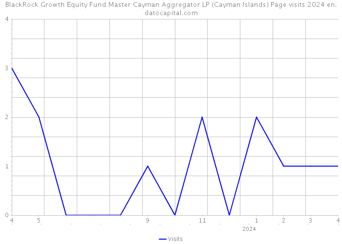 BlackRock Growth Equity Fund Master Cayman Aggregator LP (Cayman Islands) Page visits 2024 
