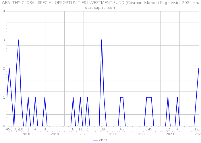 WEALTHY GLOBAL SPECIAL OPPORTUNITIES INVESTMENT FUND (Cayman Islands) Page visits 2024 