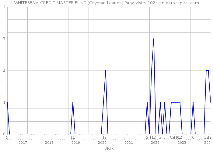 WHITEBEAM CREDIT MASTER FUND (Cayman Islands) Page visits 2024 
