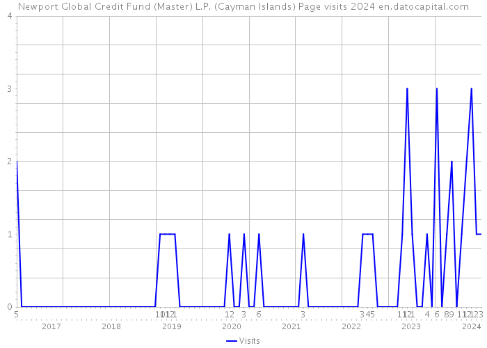 Newport Global Credit Fund (Master) L.P. (Cayman Islands) Page visits 2024 