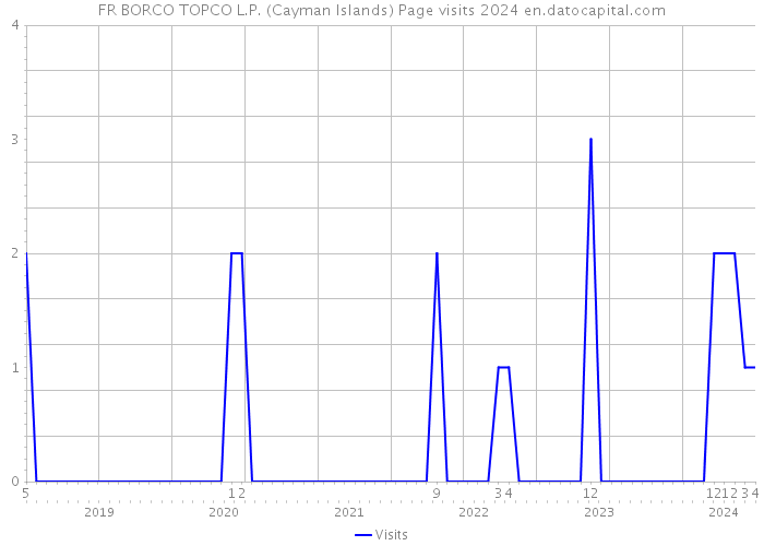 FR BORCO TOPCO L.P. (Cayman Islands) Page visits 2024 