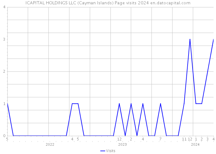 ICAPITAL HOLDINGS LLC (Cayman Islands) Page visits 2024 