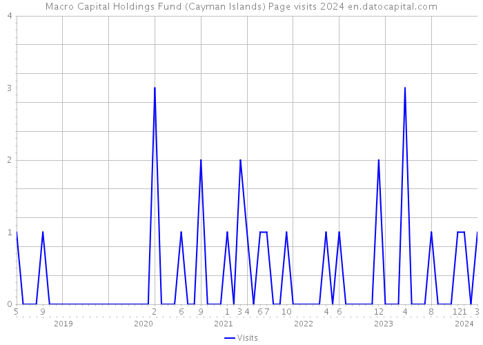 Macro Capital Holdings Fund (Cayman Islands) Page visits 2024 