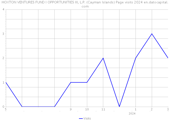 HOXTON VENTURES FUND I OPPORTUNITIES III, L.P. (Cayman Islands) Page visits 2024 