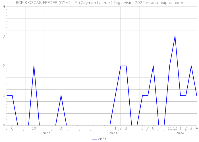 BCP 8 OSCAR FEEDER (CYM) L.P. (Cayman Islands) Page visits 2024 