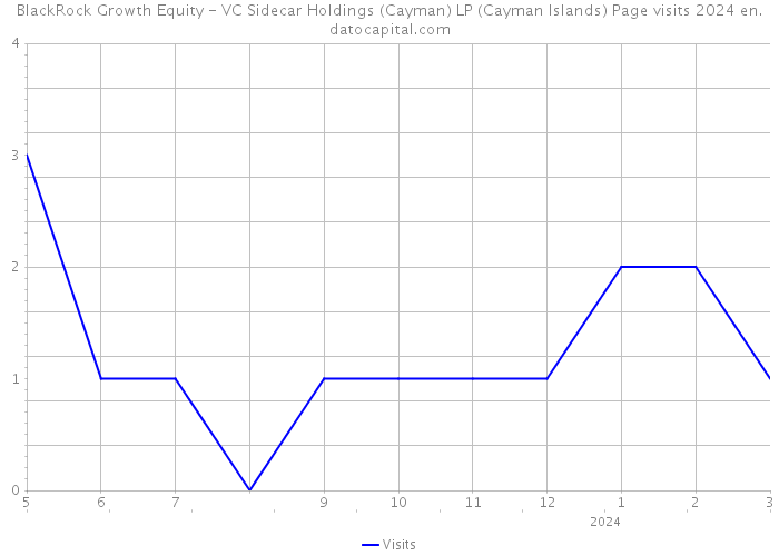 BlackRock Growth Equity - VC Sidecar Holdings (Cayman) LP (Cayman Islands) Page visits 2024 