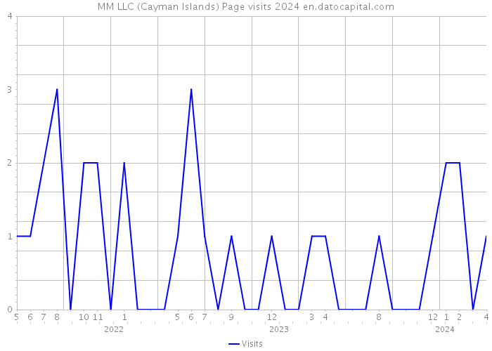 MM LLC (Cayman Islands) Page visits 2024 