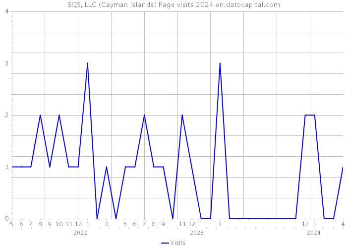 SQS, LLC (Cayman Islands) Page visits 2024 