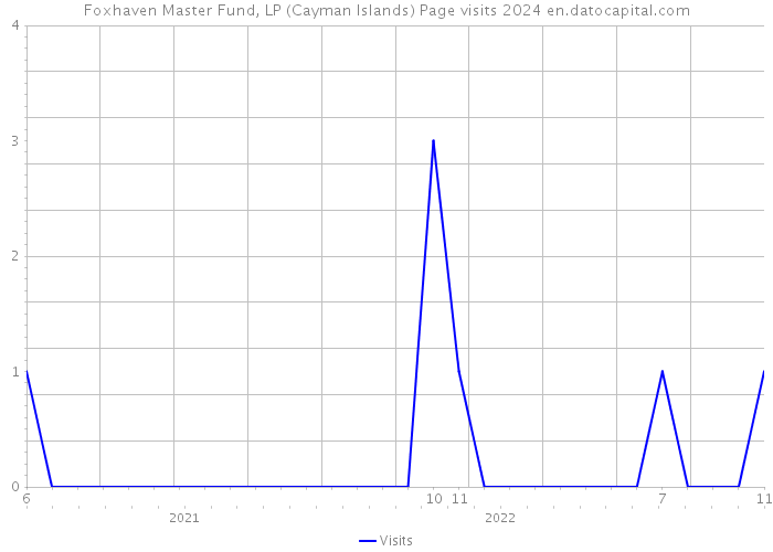 Foxhaven Master Fund, LP (Cayman Islands) Page visits 2024 