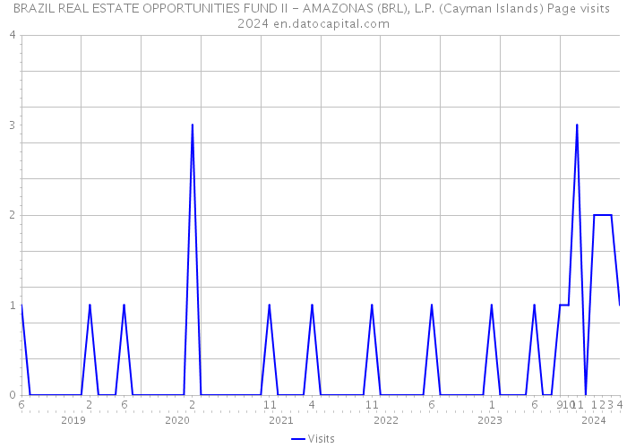 BRAZIL REAL ESTATE OPPORTUNITIES FUND II - AMAZONAS (BRL), L.P. (Cayman Islands) Page visits 2024 