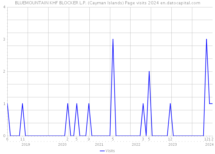 BLUEMOUNTAIN KHF BLOCKER L.P. (Cayman Islands) Page visits 2024 