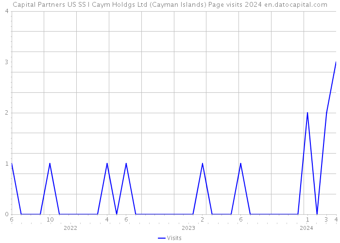 Capital Partners US SS I Caym Holdgs Ltd (Cayman Islands) Page visits 2024 