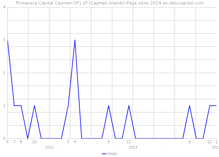 Primavera Capital Cayman GP1 LP (Cayman Islands) Page visits 2024 