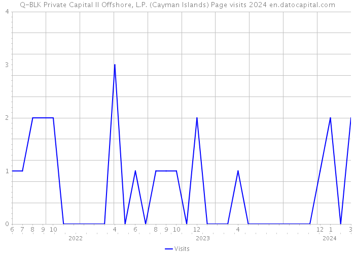 Q-BLK Private Capital II Offshore, L.P. (Cayman Islands) Page visits 2024 