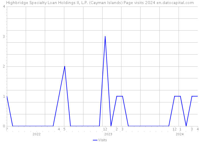 Highbridge Specialty Loan Holdings II, L.P. (Cayman Islands) Page visits 2024 