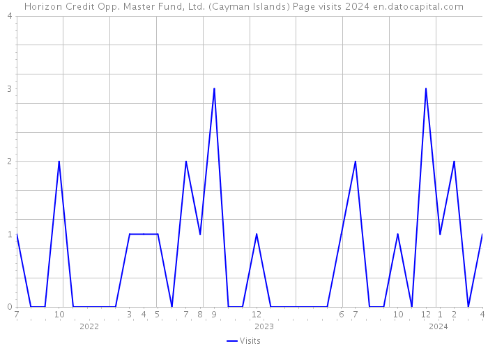 Horizon Credit Opp. Master Fund, Ltd. (Cayman Islands) Page visits 2024 