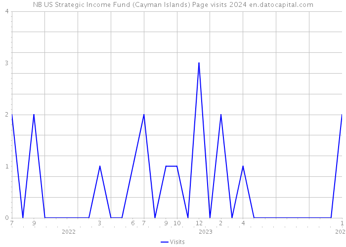 NB US Strategic Income Fund (Cayman Islands) Page visits 2024 