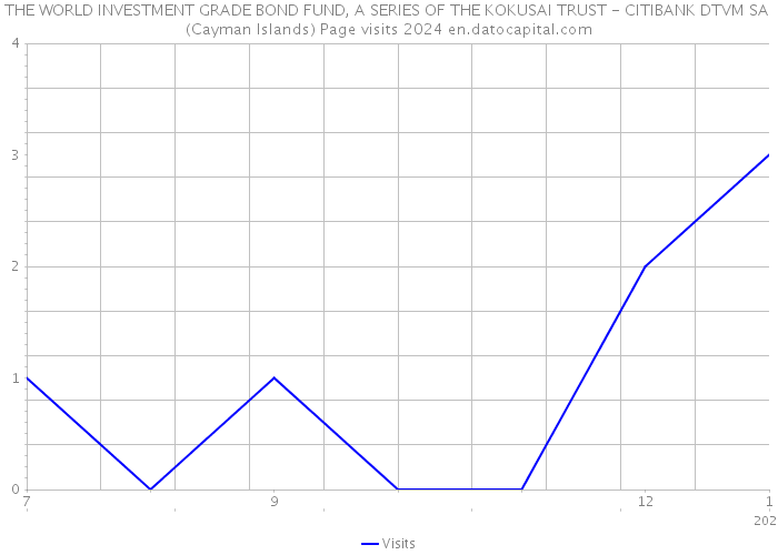 THE WORLD INVESTMENT GRADE BOND FUND, A SERIES OF THE KOKUSAI TRUST - CITIBANK DTVM SA (Cayman Islands) Page visits 2024 