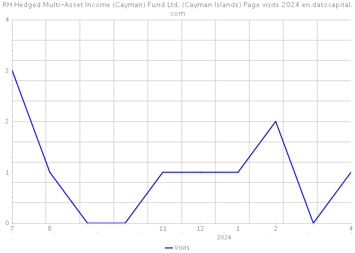 RH Hedged Multi-Asset Income (Cayman) Fund Ltd. (Cayman Islands) Page visits 2024 