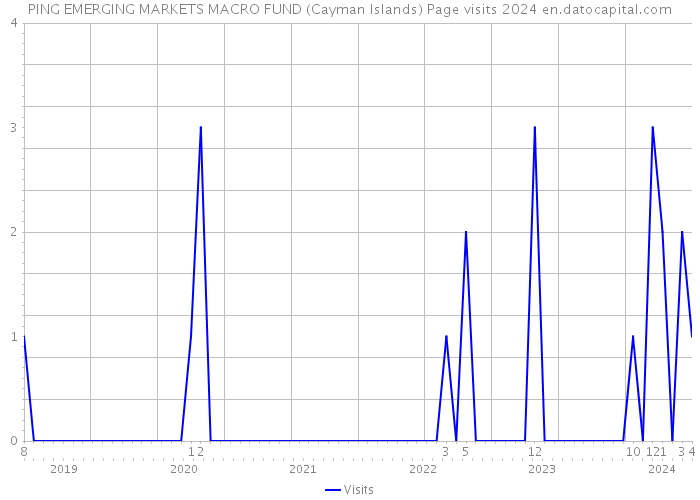 PING EMERGING MARKETS MACRO FUND (Cayman Islands) Page visits 2024 