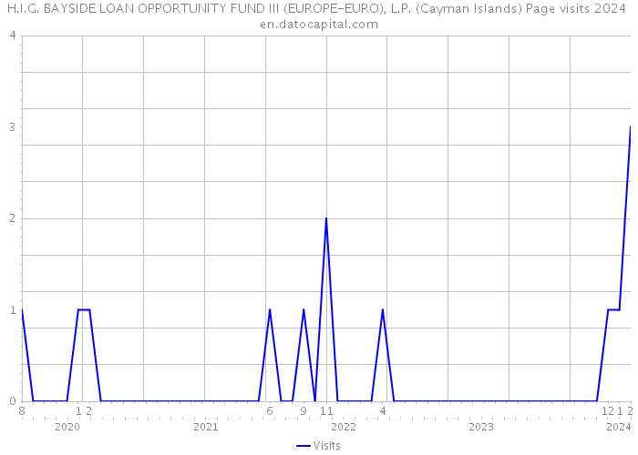 H.I.G. BAYSIDE LOAN OPPORTUNITY FUND III (EUROPE-EURO), L.P. (Cayman Islands) Page visits 2024 