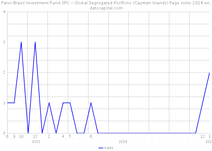 Fator Brazil Investment Fund SPC - Global Segregated Portfolio (Cayman Islands) Page visits 2024 