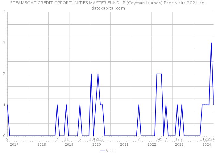 STEAMBOAT CREDIT OPPORTUNITIES MASTER FUND LP (Cayman Islands) Page visits 2024 