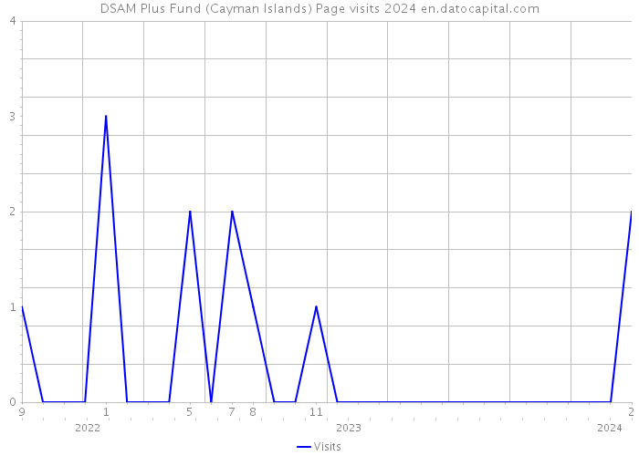 DSAM Plus Fund (Cayman Islands) Page visits 2024 