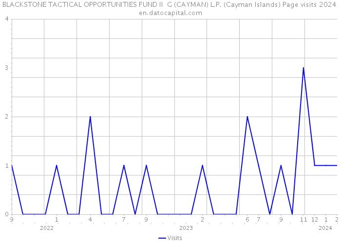 BLACKSTONE TACTICAL OPPORTUNITIES FUND II G (CAYMAN) L.P. (Cayman Islands) Page visits 2024 