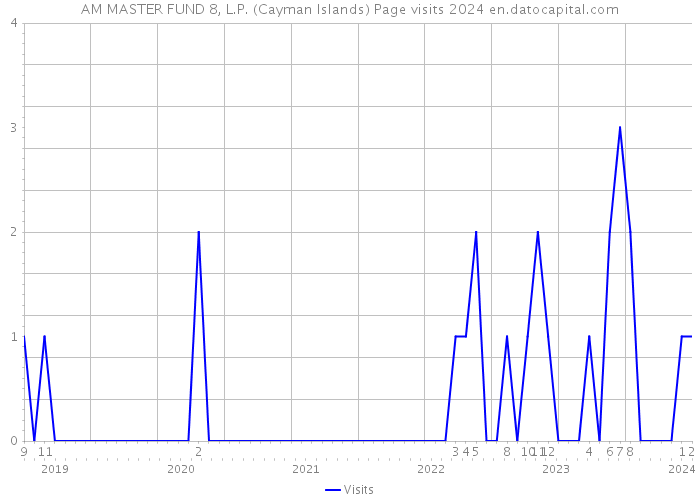 AM MASTER FUND 8, L.P. (Cayman Islands) Page visits 2024 