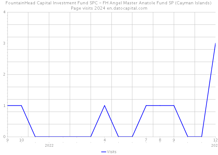 FountainHead Capital Investment Fund SPC - FH Angel Master Anatole Fund SP (Cayman Islands) Page visits 2024 