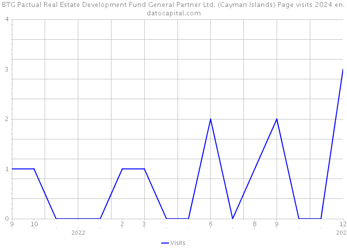 BTG Pactual Real Estate Development Fund General Partner Ltd. (Cayman Islands) Page visits 2024 
