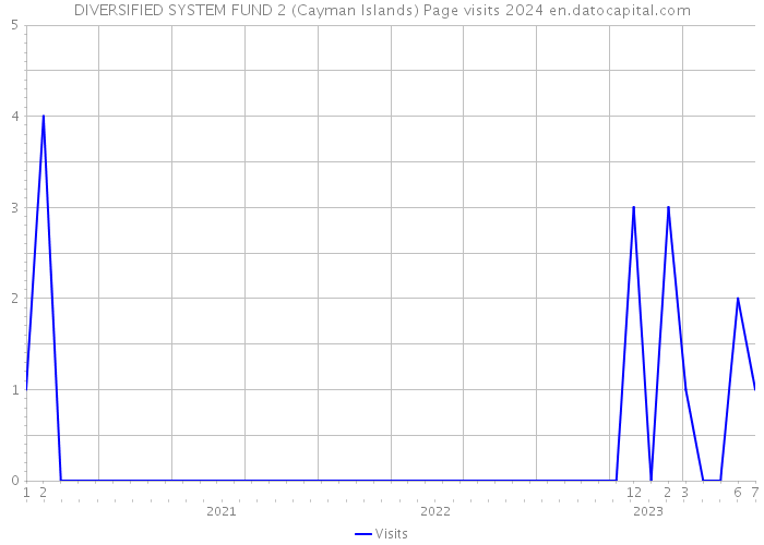 DIVERSIFIED SYSTEM FUND 2 (Cayman Islands) Page visits 2024 