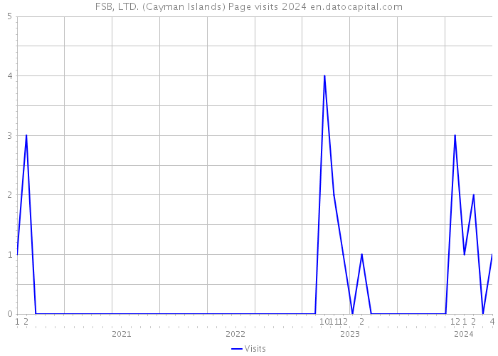 FSB, LTD. (Cayman Islands) Page visits 2024 