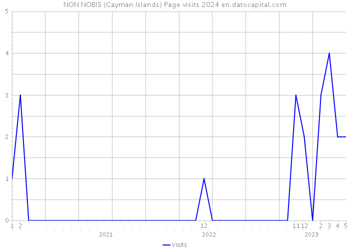 NON NOBIS (Cayman Islands) Page visits 2024 