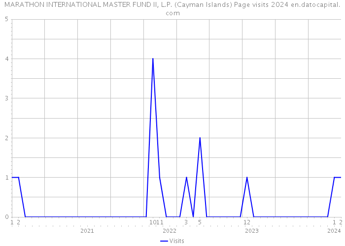 MARATHON INTERNATIONAL MASTER FUND II, L.P. (Cayman Islands) Page visits 2024 