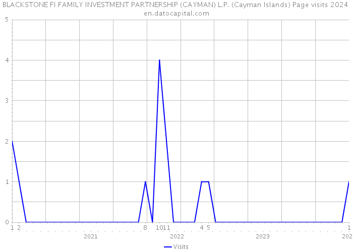 BLACKSTONE FI FAMILY INVESTMENT PARTNERSHIP (CAYMAN) L.P. (Cayman Islands) Page visits 2024 