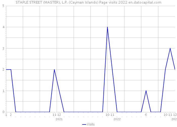 STAPLE STREET (MASTER), L.P. (Cayman Islands) Page visits 2022 