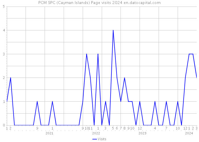 PCM SPC (Cayman Islands) Page visits 2024 