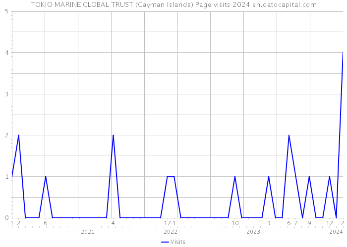 TOKIO MARINE GLOBAL TRUST (Cayman Islands) Page visits 2024 