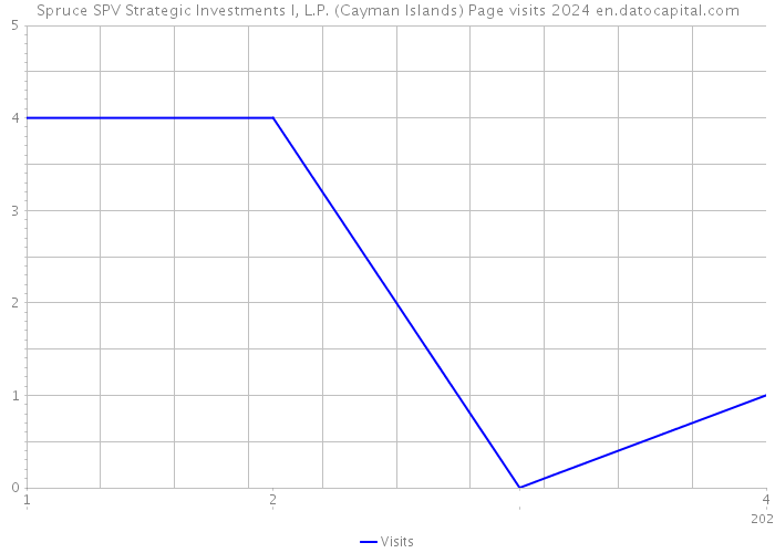 Spruce SPV Strategic Investments I, L.P. (Cayman Islands) Page visits 2024 