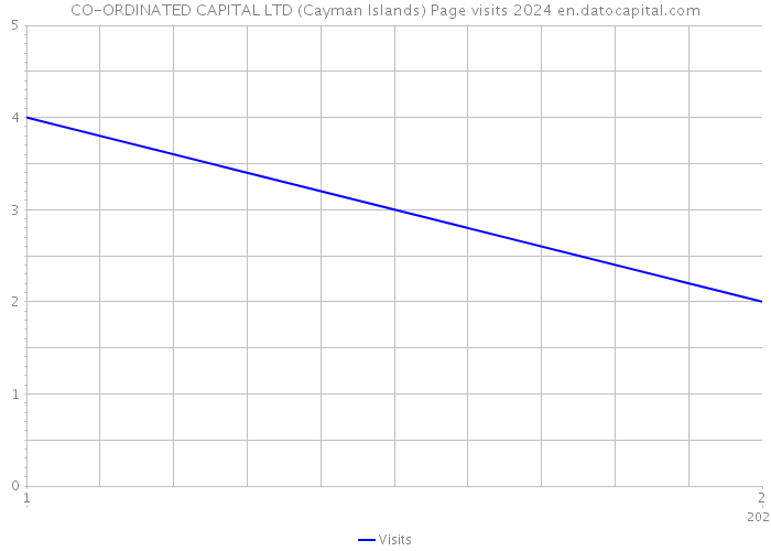 CO-ORDINATED CAPITAL LTD (Cayman Islands) Page visits 2024 