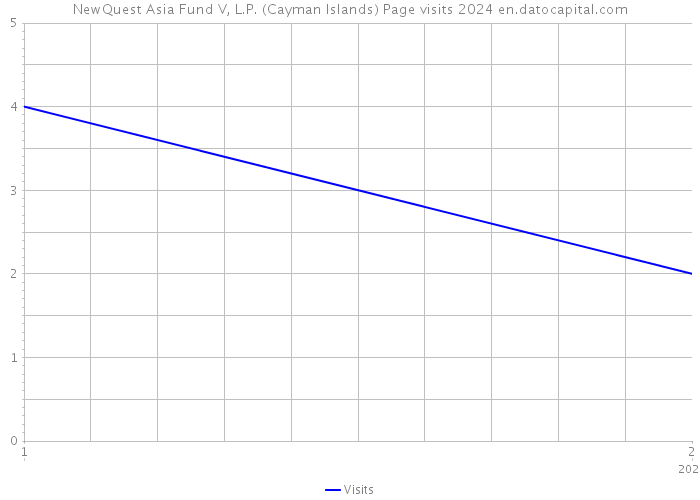 NewQuest Asia Fund V, L.P. (Cayman Islands) Page visits 2024 