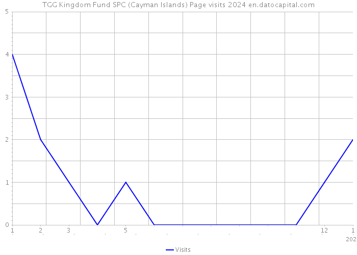 TGG Kingdom Fund SPC (Cayman Islands) Page visits 2024 