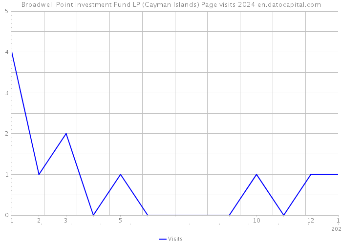 Broadwell Point Investment Fund LP (Cayman Islands) Page visits 2024 