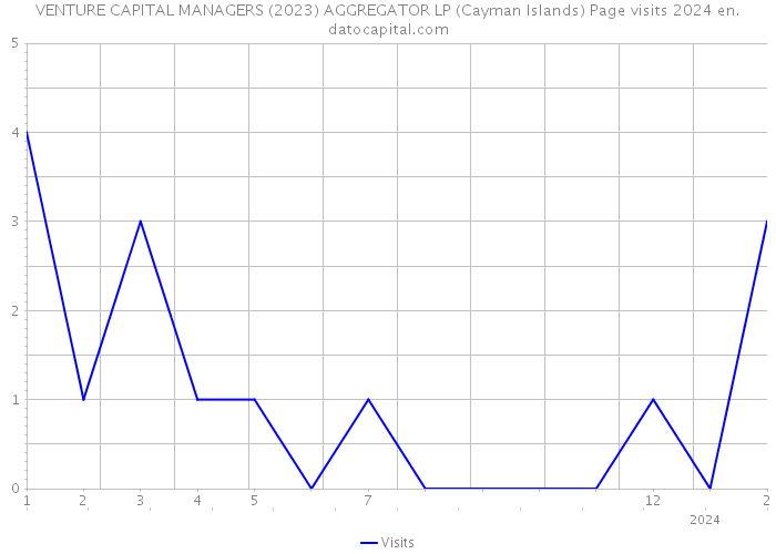 VENTURE CAPITAL MANAGERS (2023) AGGREGATOR LP (Cayman Islands) Page visits 2024 